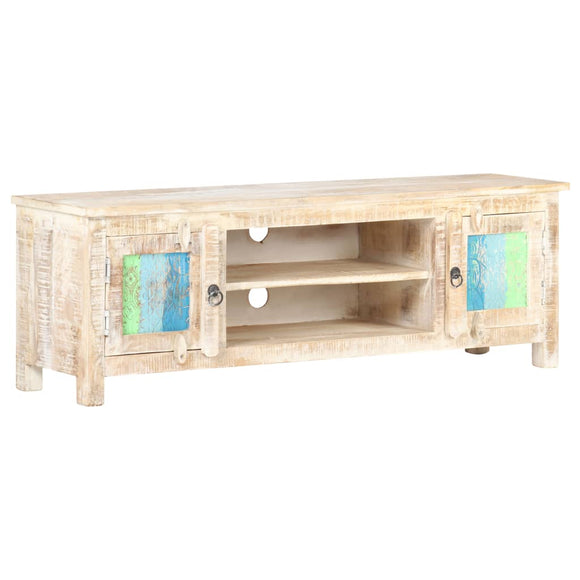 NNEVL TV Cabinet 120x30x40 cm Rough Acacia Wood
