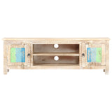 NNEVL TV Cabinet 120x30x40 cm Rough Acacia Wood