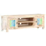 NNEVL TV Cabinet 120x30x40 cm Rough Acacia Wood