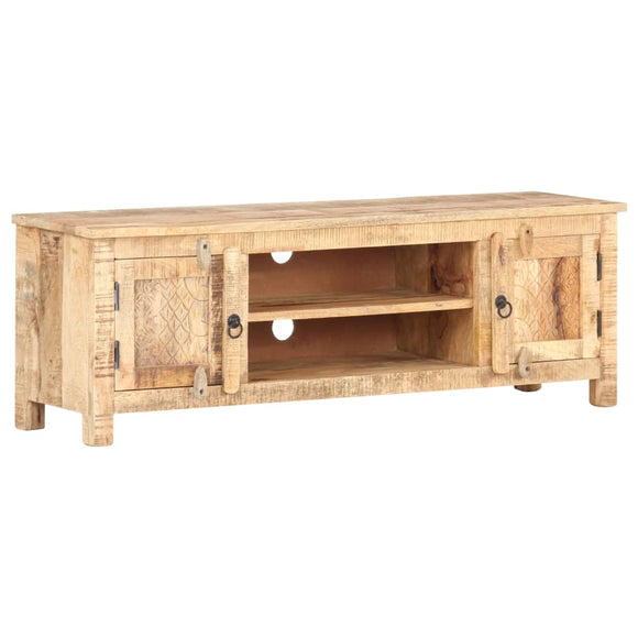NNEVL TV Cabinet 120x30x40 cm Rough Mango Wood