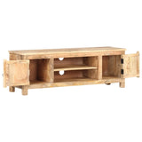 NNEVL TV Cabinet 120x30x40 cm Rough Mango Wood