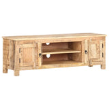 NNEVL TV Cabinet 120x30x40 cm Rough Mango Wood