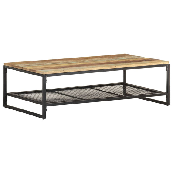 NNEVL Coffee Table 110x60x35 cm Solid Reclaimed Wood