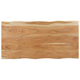 NNEVL Dining Table with Live Edges 120x60x75 cm Solid Acacia Wood