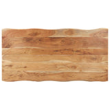 NNEVL Dining Table with Live Edges 160x80x75 cm Solid Acacia Wood