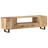 NNEVL TV Cabinet 160x30x45 cm Solid Mango Wood