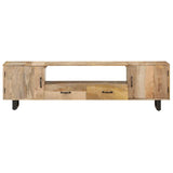 NNEVL TV Cabinet 160x30x45 cm Solid Mango Wood