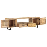 NNEVL TV Cabinet 160x30x45 cm Solid Mango Wood