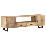 NNEVL TV Cabinet 160x30x45 cm Solid Mango Wood