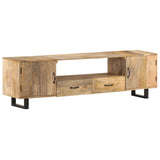 NNEVL TV Cabinet 160x30x45 cm Solid Mango Wood
