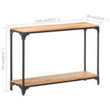 NNEVL Console Table 110x30x75 cm Solid Acacia Wood