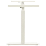 NNEVL Manual Height Adjustable Standing Desk Frame Hand Crank White