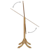 NNEVL Free Standing Mirror Light Wood 46x48x164 cm