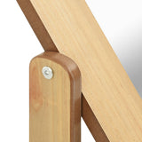 NNEVL Free Standing Mirror Light Wood 46x48x164 cm