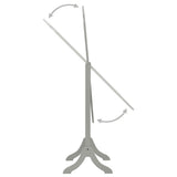 NNEVL Free Standing Mirror Grey 46x48x164 cm