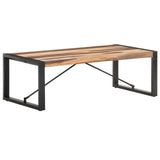 NNEVL Coffee Table 120x60x40 cm Solid Wood with Sheesham Finish