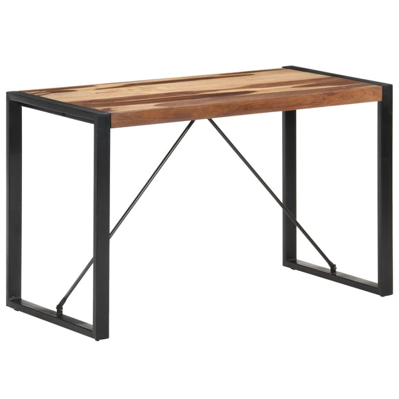 NNEVL Dining Table 120x60x75 cm Solid Wood with Sheesham Finish