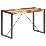 NNEVL Dining Table 120x60x75 cm Solid Wood with Sheesham Finish