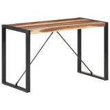 NNEVL Dining Table 120x60x75 cm Solid Wood with Sheesham Finish