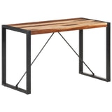 NNEVL Dining Table 120x60x75 cm Solid Wood with Sheesham Finish