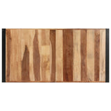 NNEVL Dining Table 140x70x75 cm Solid Wood with Sheesham Finish
