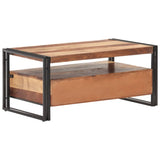 NNEVL Coffee Table 100x55x45cm Solid Acacia Wood with Sheesham Finish