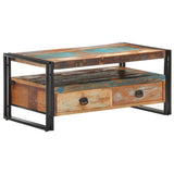 NNEVL Coffee Table 100x55x45 cm Solid Reclaimed Wood