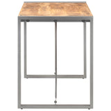 NNEVL Dining Table 120x60x75 cm Solid Rough Mango Wood