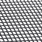 NNEVL Folding Mesh Table 80x80x72 cm Steel Anthracite