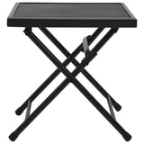 NNEVL Folding Table Mesh 38x38x38 cm Steel Anthracite
