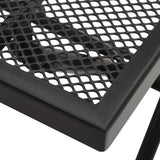 NNEVL Folding Table Mesh 38x38x38 cm Steel Anthracite