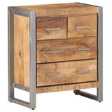 NNEVL Sideboard 60x35x70 cm Rough Mango Wood