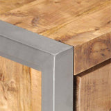 NNEVL Sideboard 60x35x70 cm Rough Mango Wood