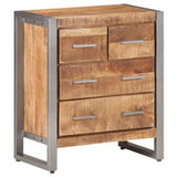 NNEVL Sideboard 60x35x70 cm Rough Mango Wood