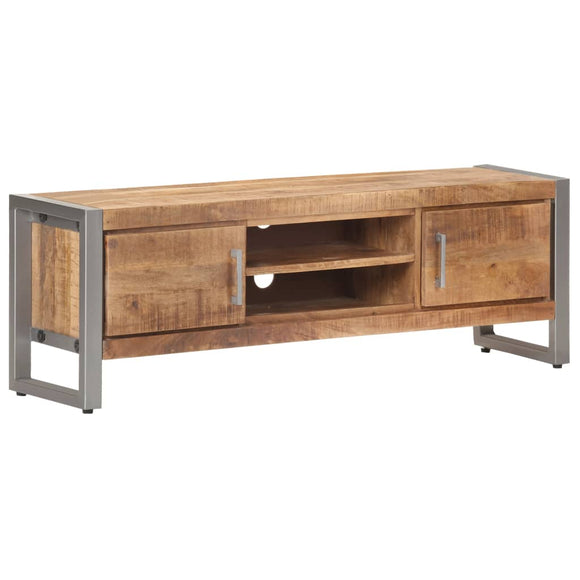 NNEVL TV Cabinet 120x30x40 cm Rough Mango Wood