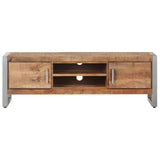 NNEVL TV Cabinet 120x30x40 cm Rough Mango Wood