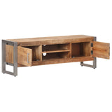 NNEVL TV Cabinet 120x30x40 cm Rough Mango Wood