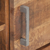 NNEVL TV Cabinet 120x30x40 cm Rough Mango Wood