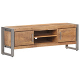 NNEVL TV Cabinet 120x30x40 cm Rough Mango Wood