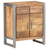 NNEVL Sideboard 60x35x72 cm Rough Mango Wood