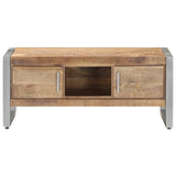 NNEVL Coffee Table 95x50x40 cm Rough Mango Wood