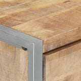 NNEVL Coffee Table 95x50x40 cm Rough Mango Wood