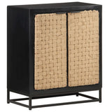 NNEVL Sideboard 60x35x70 cm Solid Mango Wood