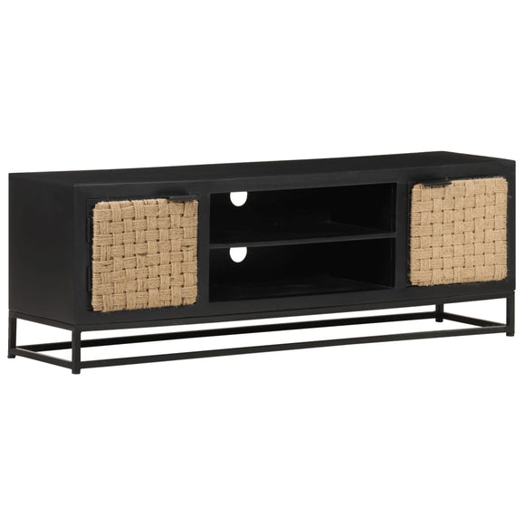 NNEVL TV Cabinet 120x30x40 cm Solid Mango Wood