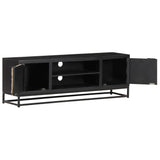 NNEVL TV Cabinet 120x30x40 cm Solid Mango Wood