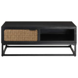 NNEVL Coffee Table 90x60x35 cm Solid Mango Wood