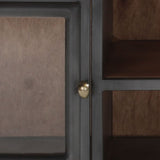 NNEVL TV Cabinet Grey 120x30x40 cm Solid Acacia Wood and Steel