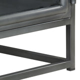 NNEVL Coffee Table Grey 90x50x35 cm Solid Acacia Wood