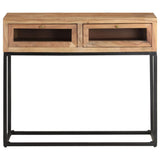 NNEVL Console Table 90x35x76 cm Solid Acacia Wood