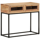 NNEVL Console Table 90x35x76 cm Solid Acacia Wood